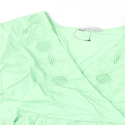 Womens UK Size 18 Marks and Spencer Green Basic Blouse