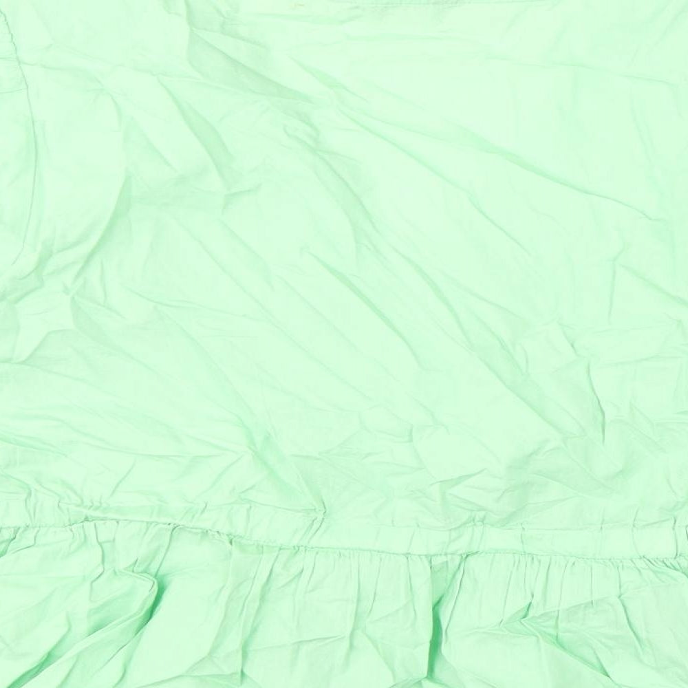 Womens UK Size 18 Marks and Spencer Green Basic Blouse