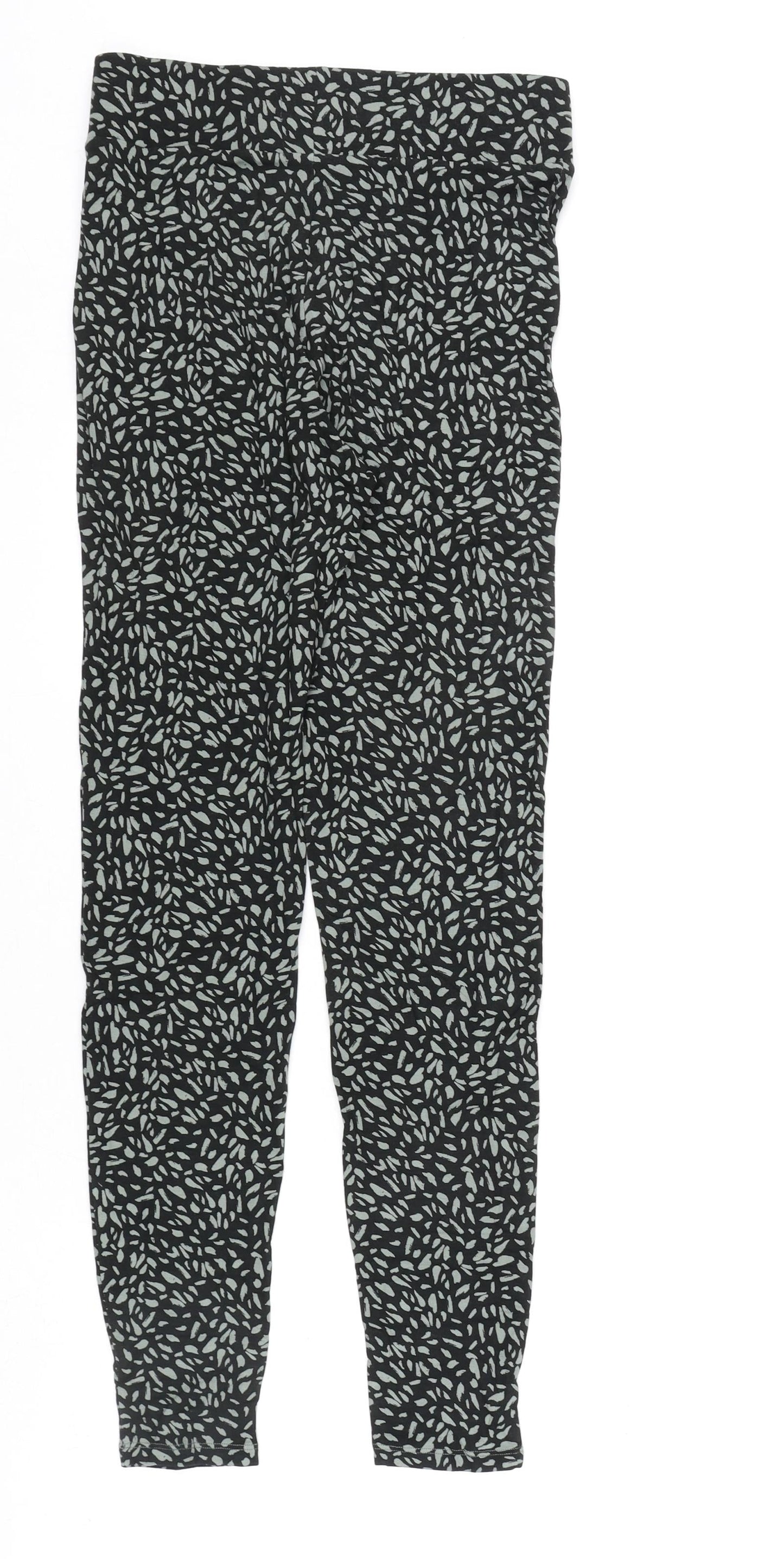 Womens UK Size 8 Marks and Spencer  Capri Black Leggings