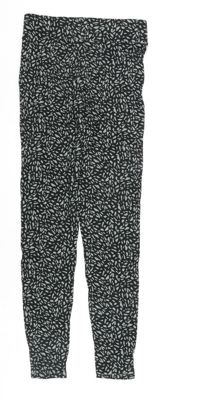Womens UK Size 8 Marks and Spencer  Capri Black Leggings