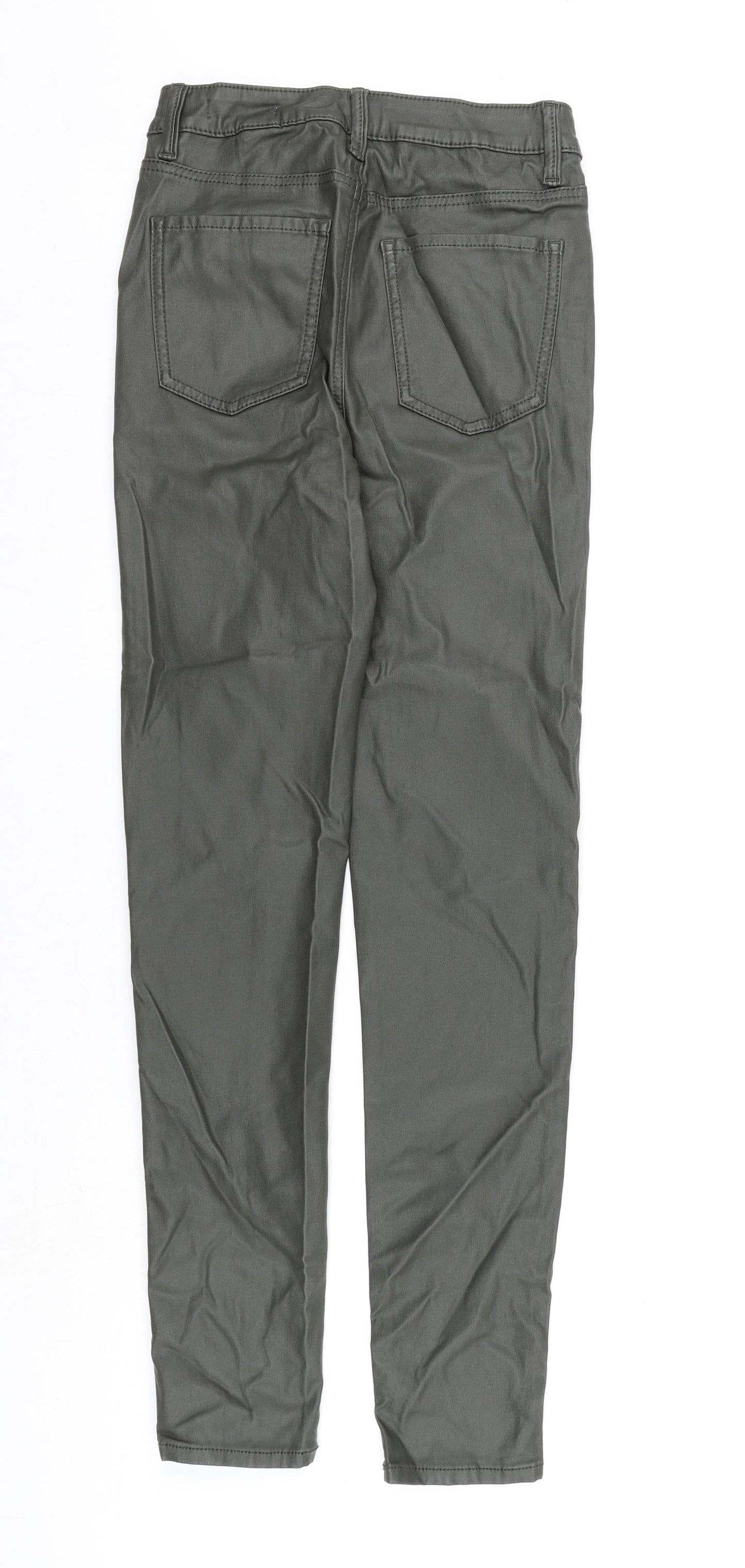 Womens UK Size 10 Marks and Spencer Regular Fit  Green Trousers