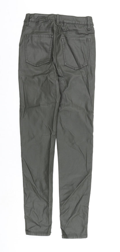 Womens UK Size 10 Marks and Spencer Regular Fit  Green Trousers