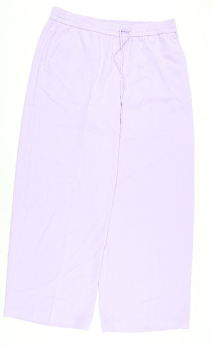Womens UK Size 18 Marks and Spencer Regular Fit  Purple Trousers