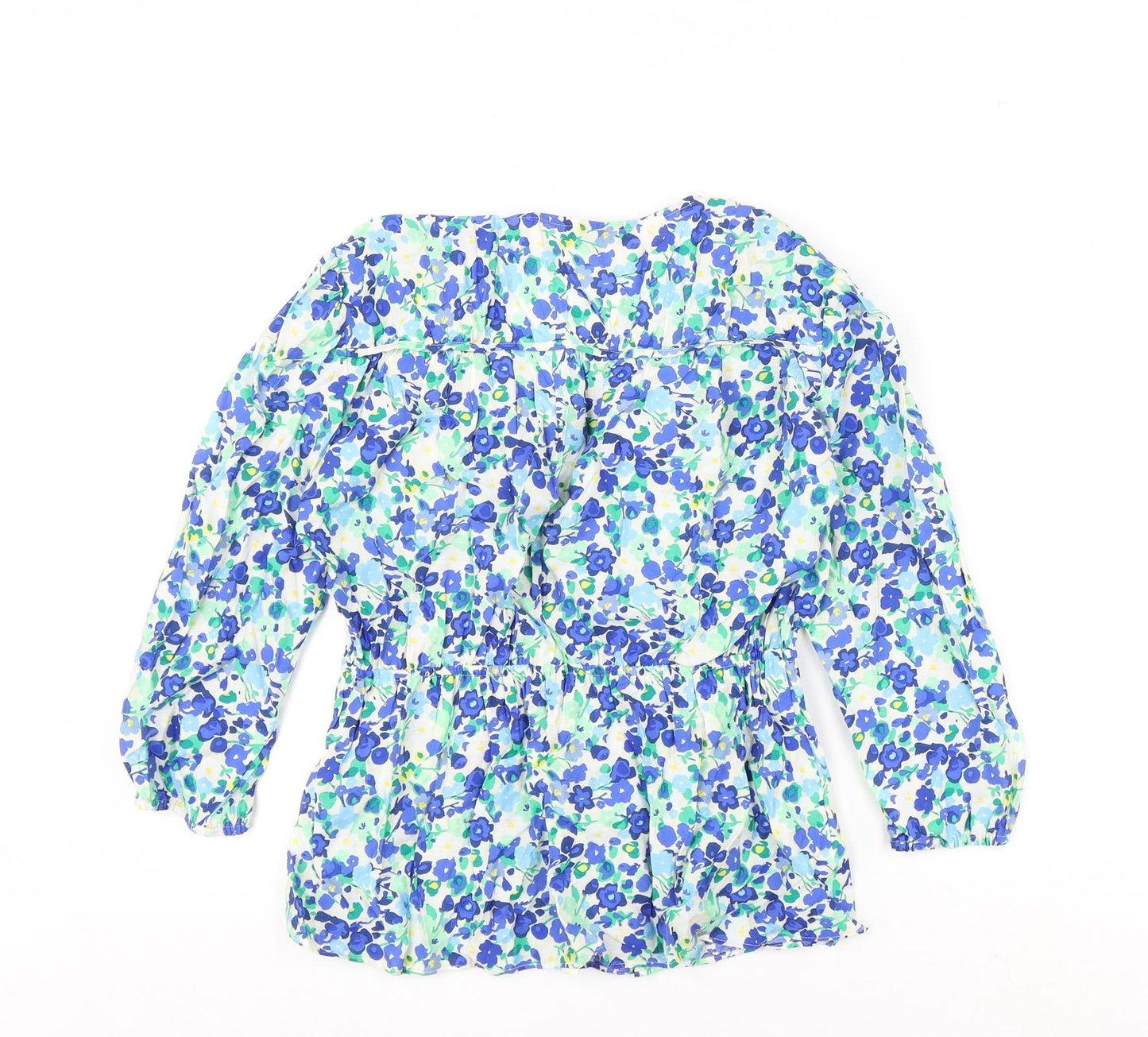 Womens UK Size 8 marks Multicoloured Basic Blouse