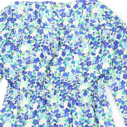Womens UK Size 8 marks Multicoloured Basic Blouse