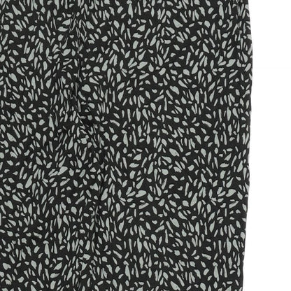 Womens UK Size 18 Marks and Spencer Regular Fit Carrot Black Trousers