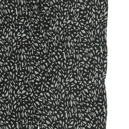 Womens UK Size 18 Marks and Spencer Regular Fit Carrot Black Trousers
