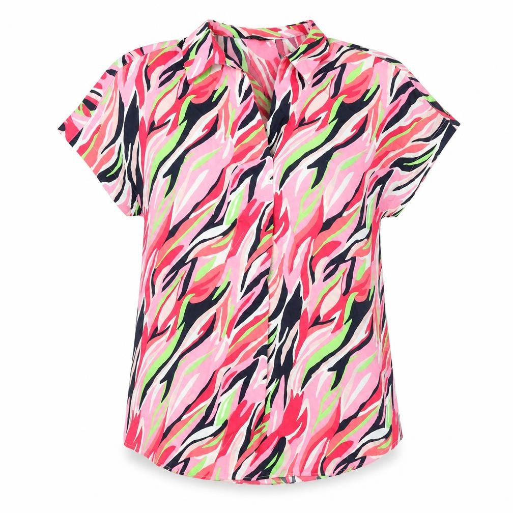 Womens UK Size 6 Marks and Spencer Multicoloured Basic Blouse