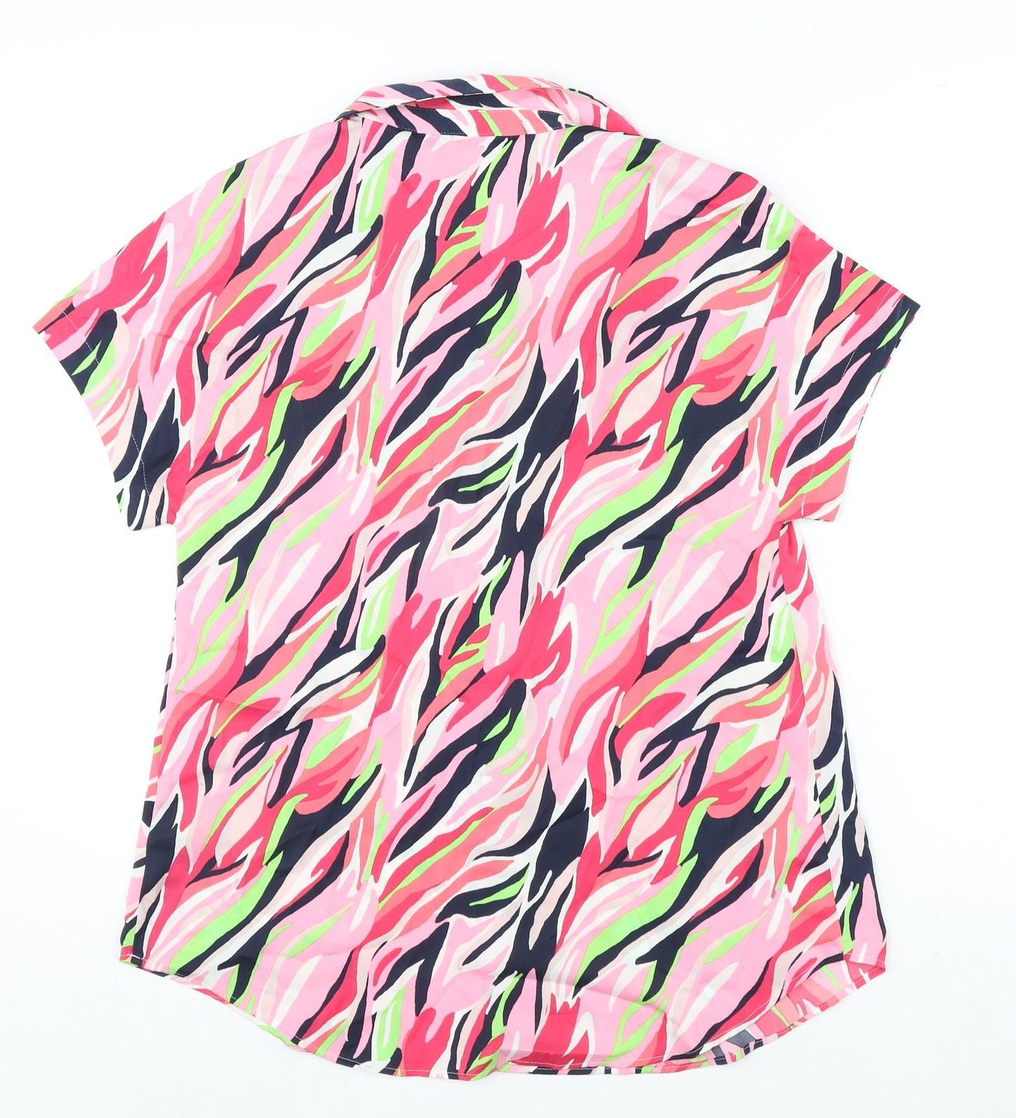 Womens UK Size 6 Marks and Spencer Multicoloured Basic Blouse