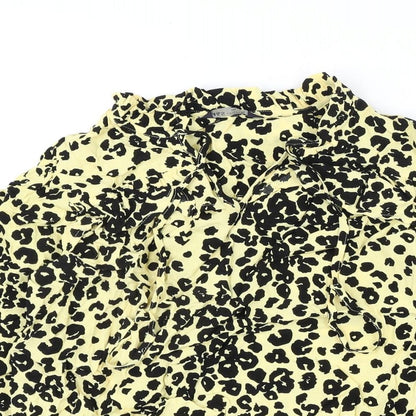 Womens UK Size 8 Marks and Spencer Yellow Basic Blouse