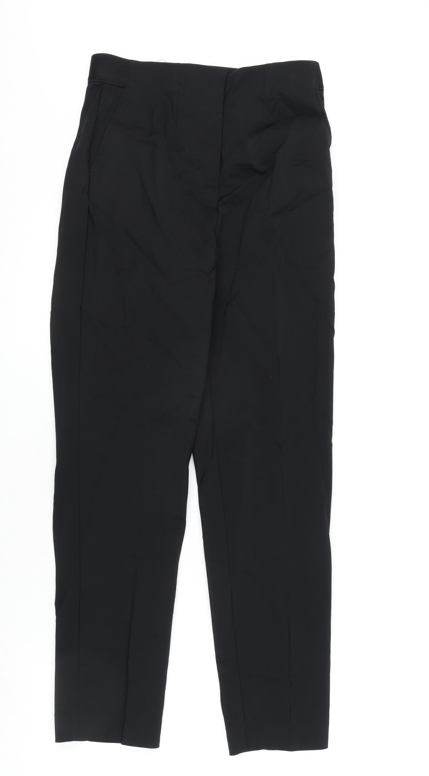Womens UK Size 8 Marks and Spencer Regular Fit Dress Pants Black Trousers