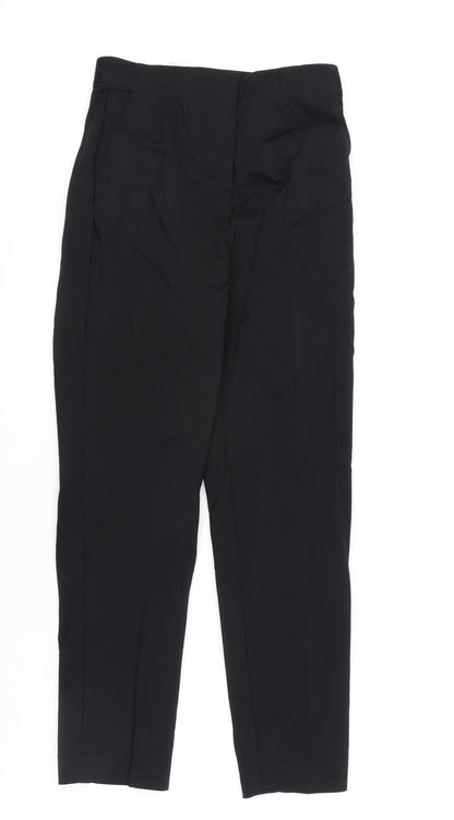 Womens UK Size 8 Marks and Spencer Regular Fit Dress Pants Black Trousers