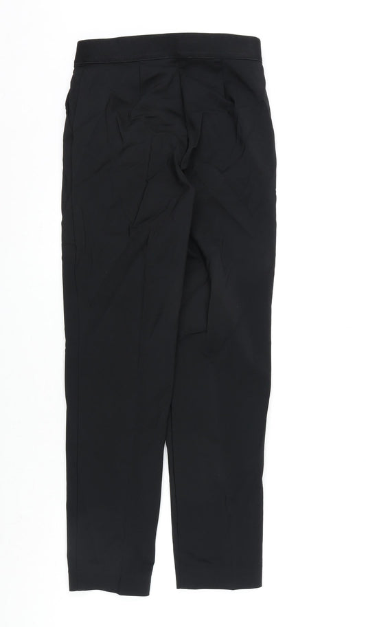 Womens UK Size 8 Marks and Spencer Regular Fit Dress Pants Black Trousers