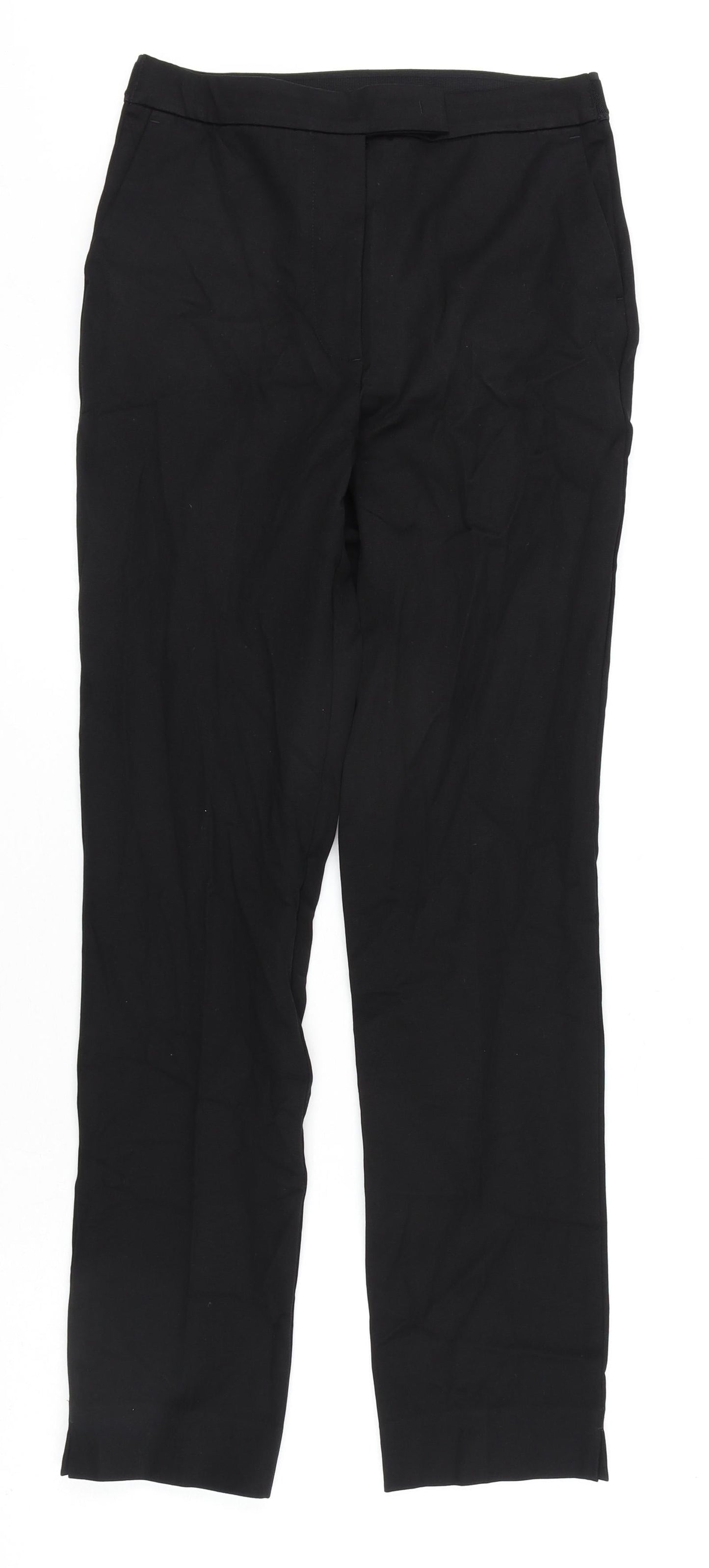 Womens UK Size 8 Marks and Spencer Regular Fit Dress Pants Black Trousers