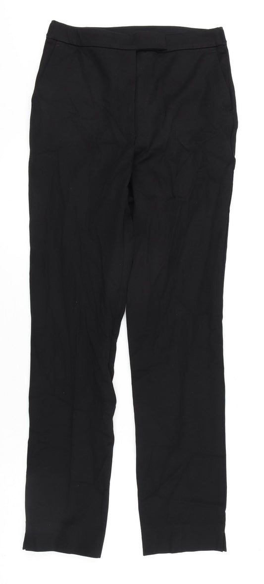 Womens UK Size 8 Marks and Spencer Regular Fit Dress Pants Black Trousers