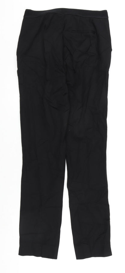 Womens UK Size 8 Marks and Spencer Regular Fit Dress Pants Black Trousers