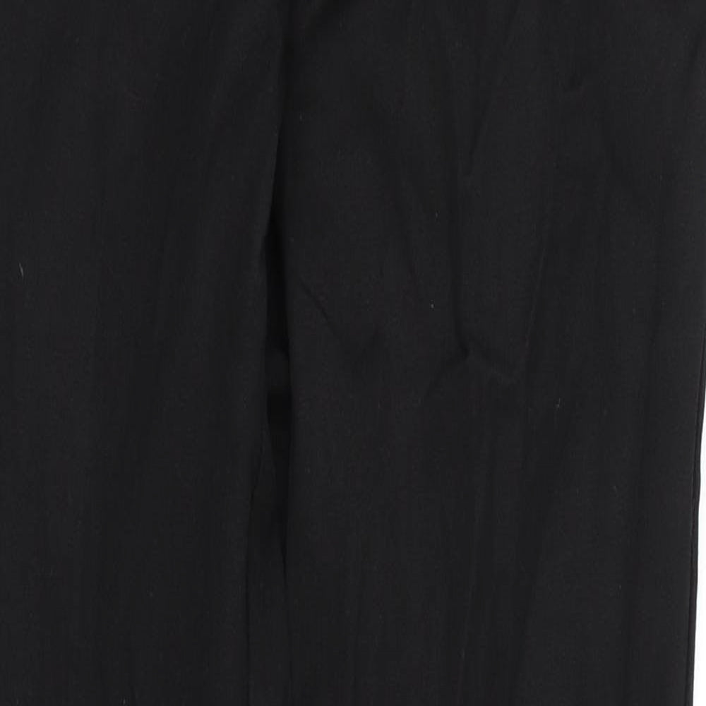 Womens UK Size 8 Marks and Spencer Regular Fit Dress Pants Black Trousers