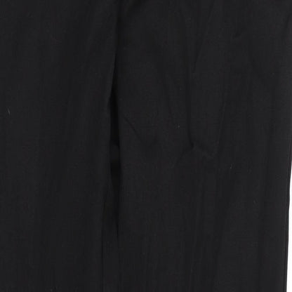 Womens UK Size 8 Marks and Spencer Regular Fit Dress Pants Black Trousers