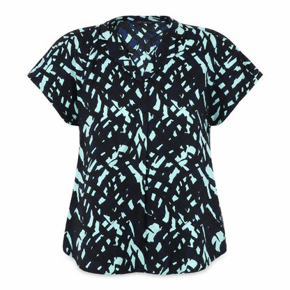 Womens UK Size 8 Marks and Spencer Blue Basic Blouse