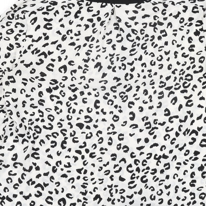 Womens UK Size 12 South White Basic Blouse