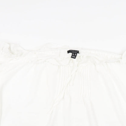 Womens UK Size 26 New Look White Basic Blouse