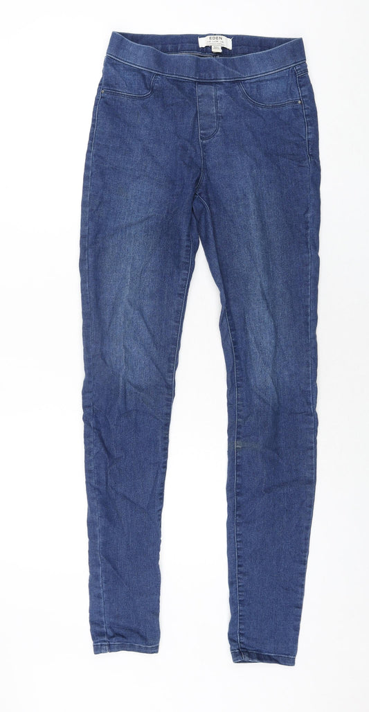 Dorothy Perkins Womens Blue Cotton Jegging Jeans Size 6 L32 in Regular