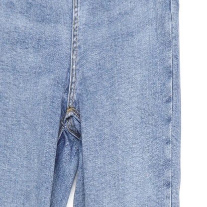 Denim & Co. Womens Blue Cotton Skinny Jeans Size 6 L25 in Regular Zip