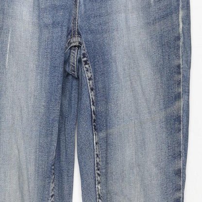 NEXT Womens Blue Cotton Skinny Jeans Size 30 in L29 in Regular Zip