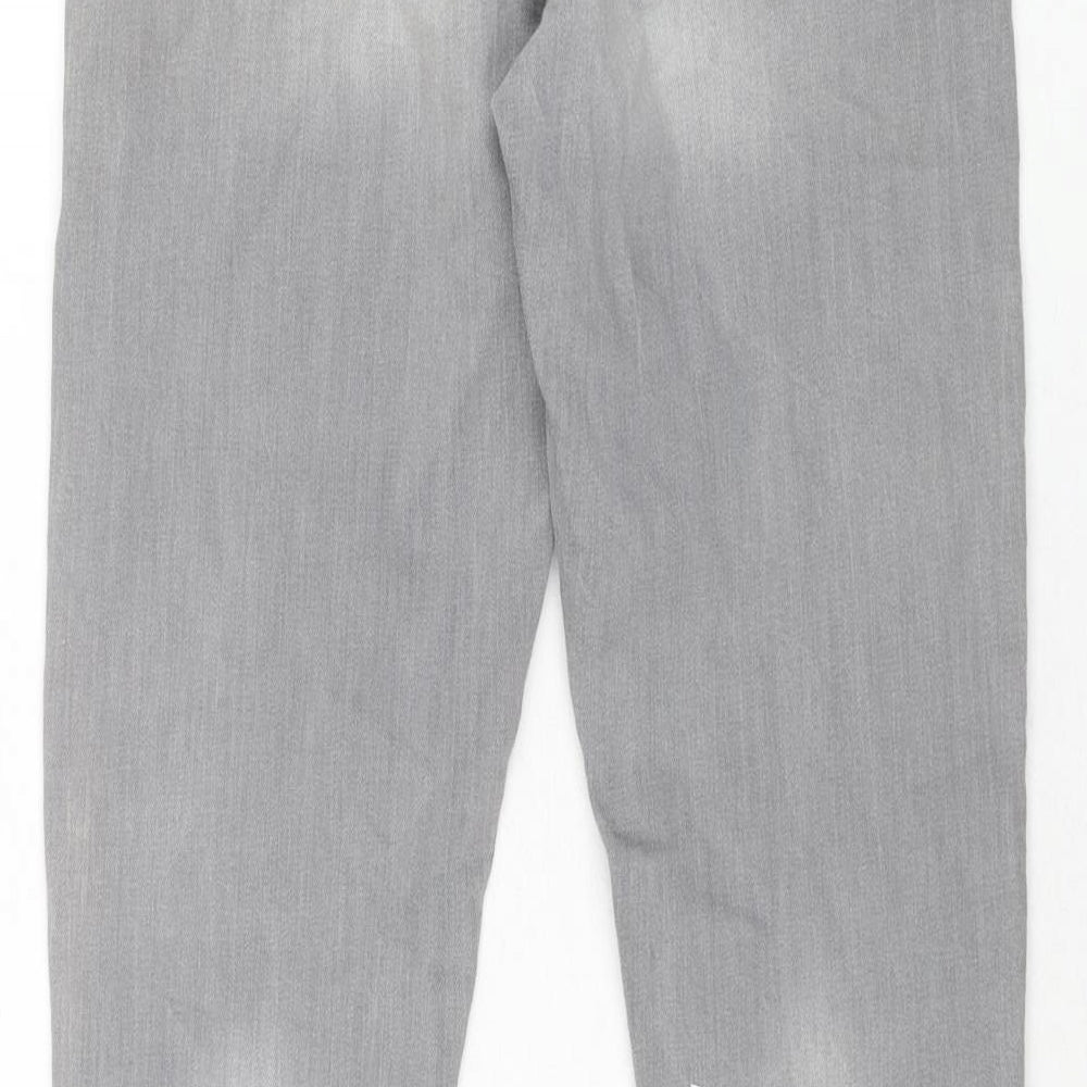 Denim & Co. Womens Green Cotton Skinny Jeans Size 6 L27 in Regular Zip