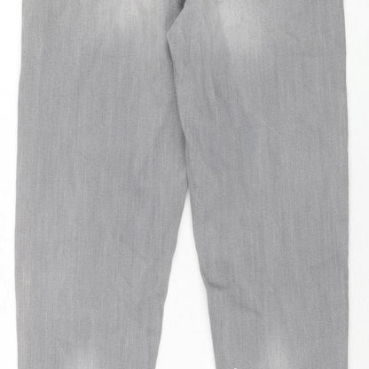 Denim & Co. Womens Green Cotton Skinny Jeans Size 6 L27 in Regular Zip