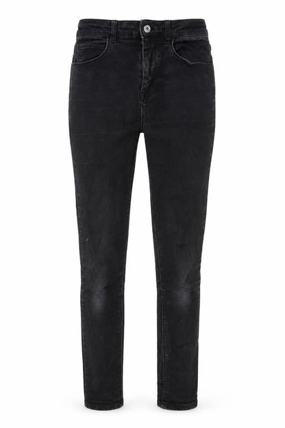 Collusion Womens Black Cotton Skinny Jeans Size 28 in L34 in Regular Zip