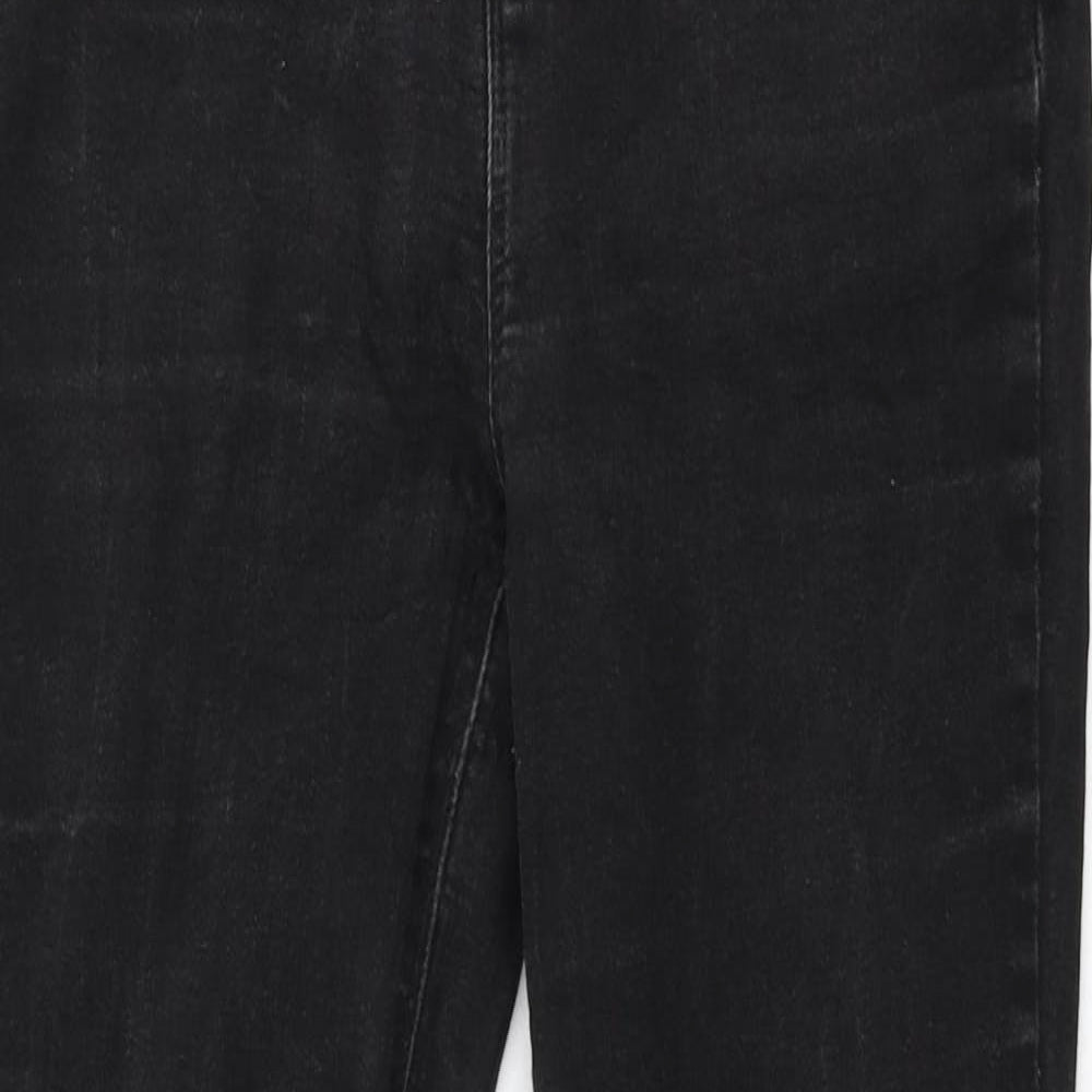 COLLUSION Womens Black Cotton Skinny Jeans Size 28 in L34 in Regular Zip