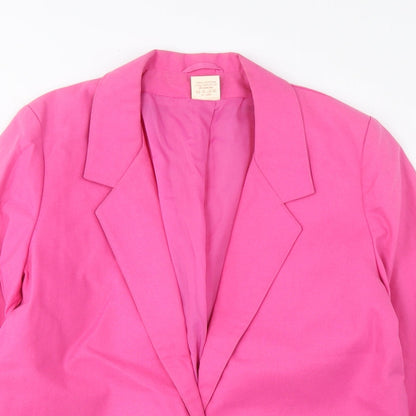 Womens UK Size 10 Topshop Pink Jacket