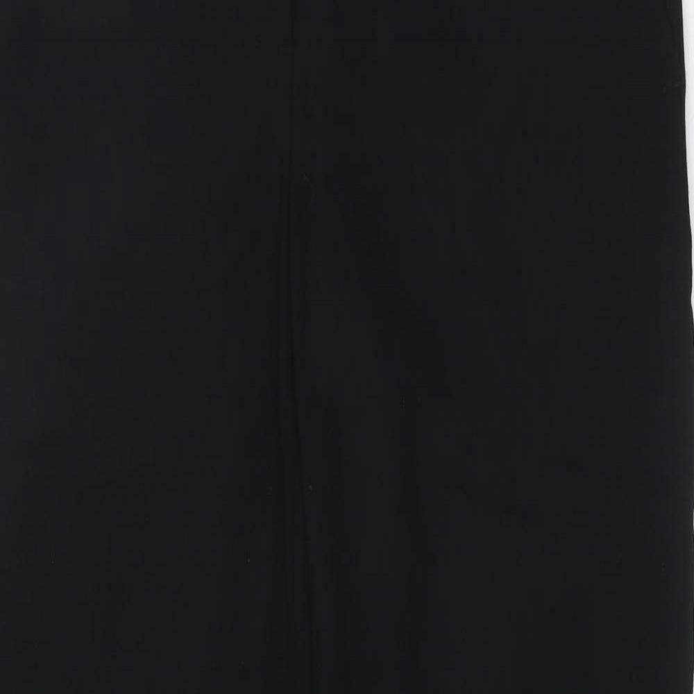 Womens UK Size 12 Marks and Spencer Regular Fit  Black Trousers