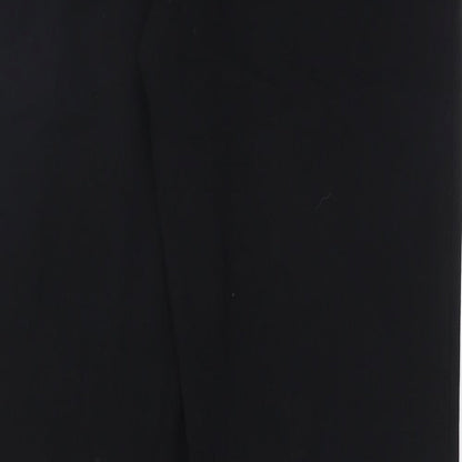 Womens UK Size 12 Marks and Spencer Regular Fit  Black Trousers