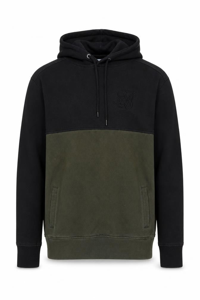 Mens UK Size M SikSilk Green Pullover Hoodie