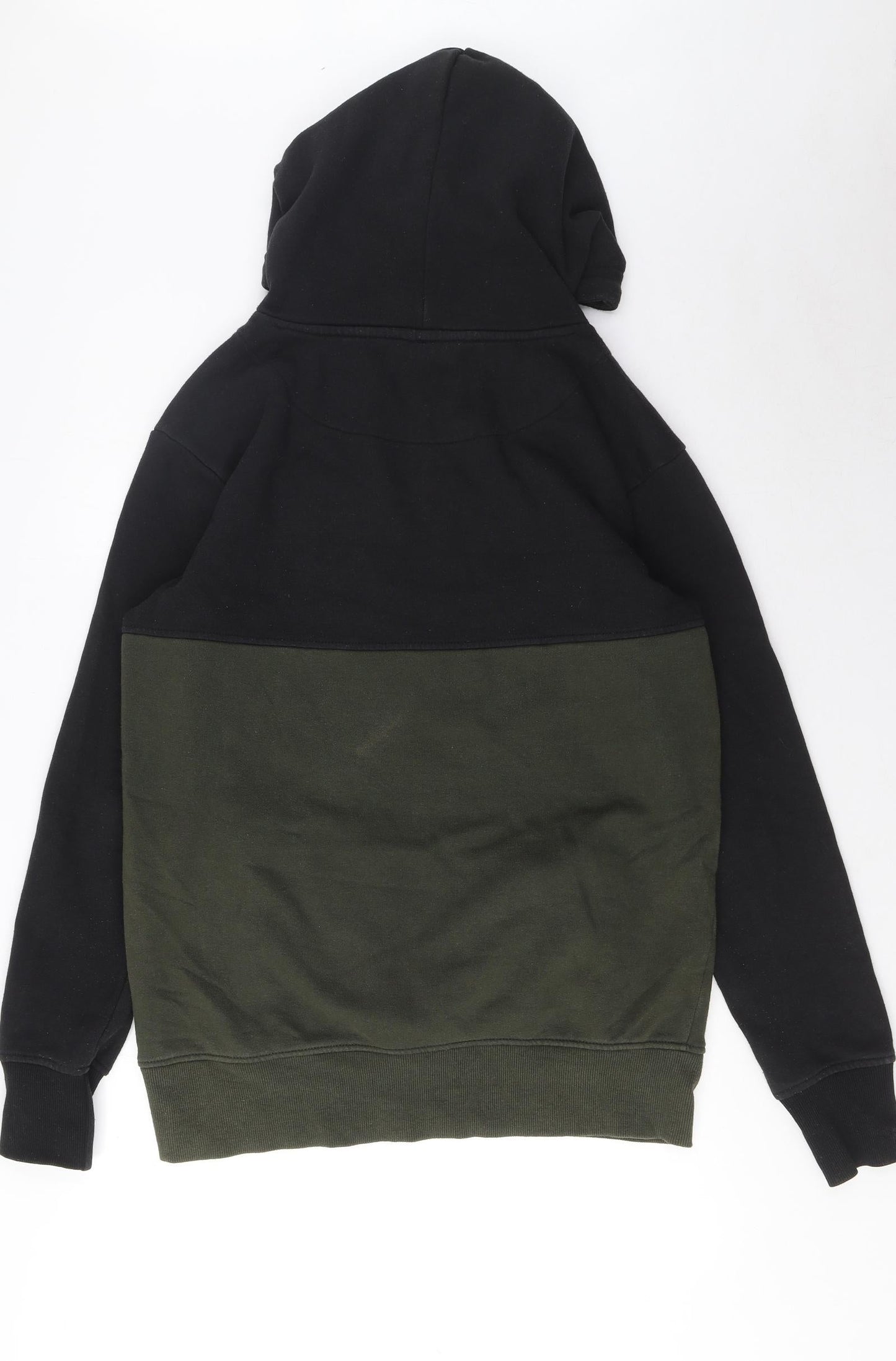 Mens UK Size M SikSilk Green Pullover Hoodie