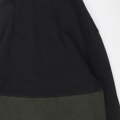 Mens UK Size M SikSilk Green Pullover Hoodie