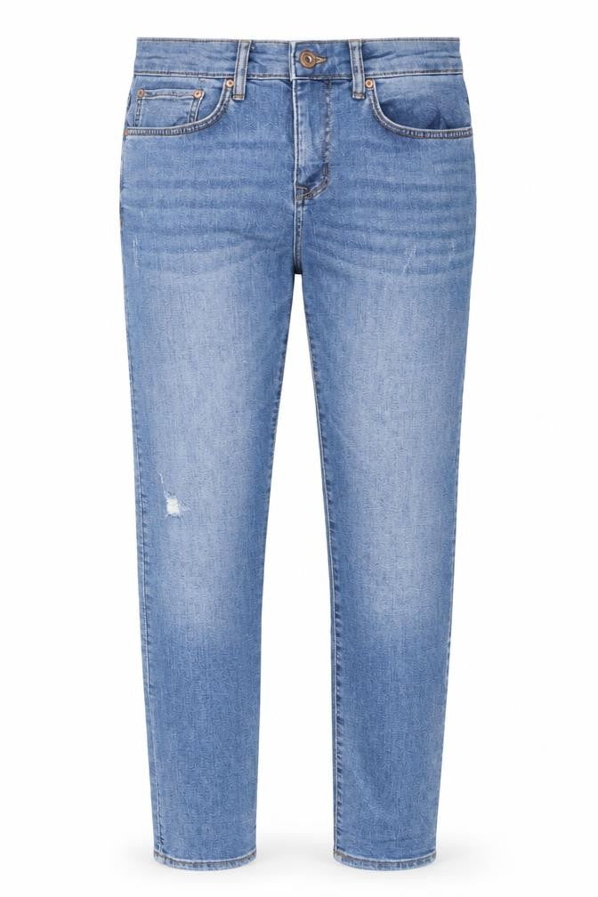 Mens UK Size 32 in Easy Regular Fit Skinny Blue Jeans