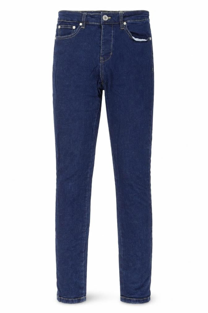 Mens UK Size 30 in Boohoo Regular Fit Skinny Blue Jeans