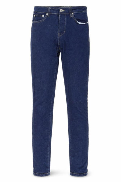 Mens UK Size 30 in Boohoo Regular Fit Skinny Blue Jeans