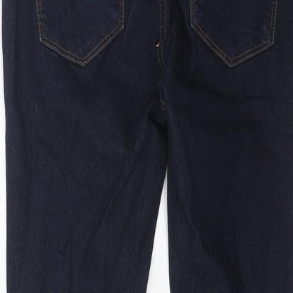 New Look Womens Blue Cotton Skinny Jeans Size 10 L30 in Regular