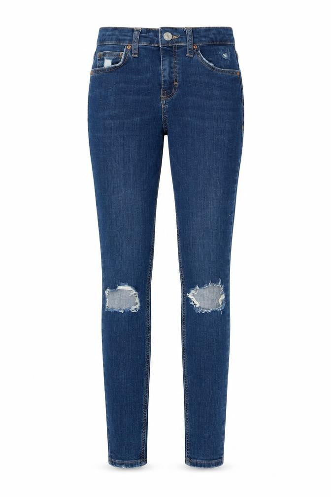 Womens UK Size 28 in Topshop Regular Fit Skinny Blue Jeans