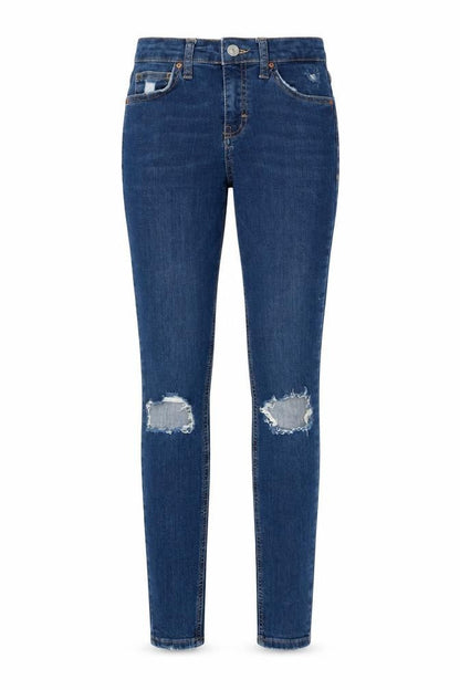 Womens UK Size 28 in Topshop Regular Fit Skinny Blue Jeans