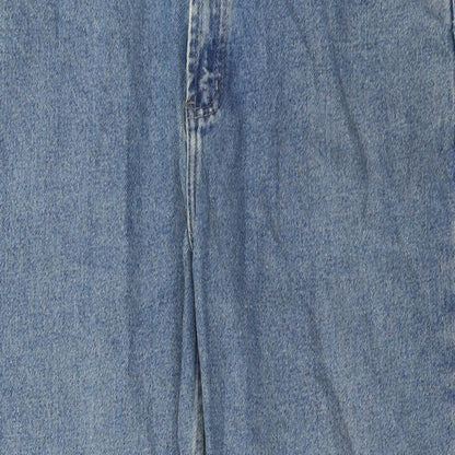 Denim & Co. Mens Blue Cotton Straight Jeans Size 36 in L30 in Regular Zip - Pockets