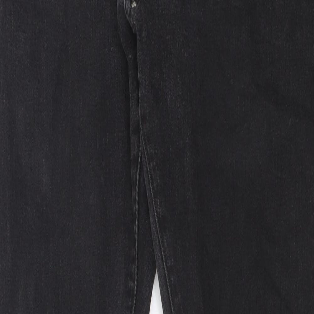 G Raw Mens Grey Cotton Skinny Jeans Size 32 in L32 in Regular Zip - Pockets