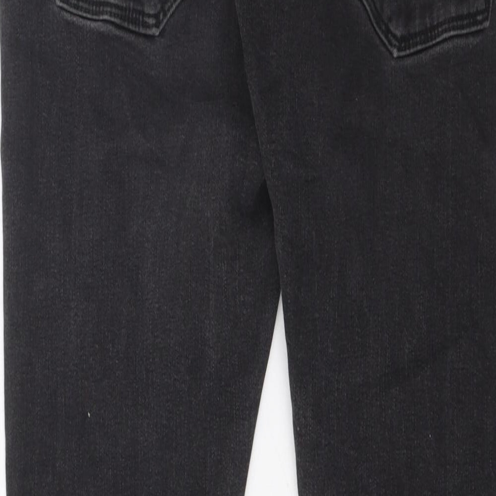 G Raw Mens Grey Cotton Skinny Jeans Size 32 in L32 in Regular Zip - Pockets