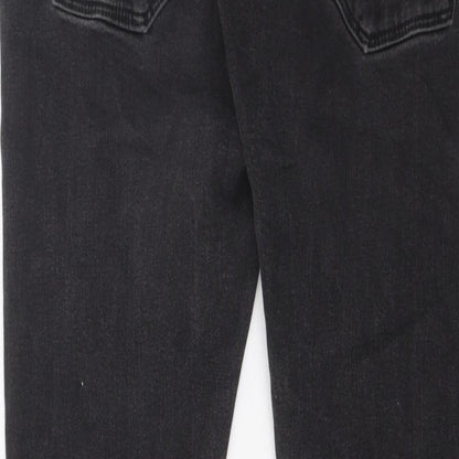 G Raw Mens Grey Cotton Skinny Jeans Size 32 in L32 in Regular Zip - Pockets