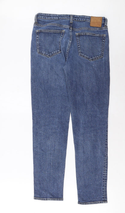 Womens UK Size 25 in Weekday Regular Fit Straight Blue Jeans