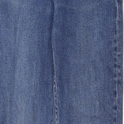 Womens UK Size 25 in Weekday Regular Fit Straight Blue Jeans